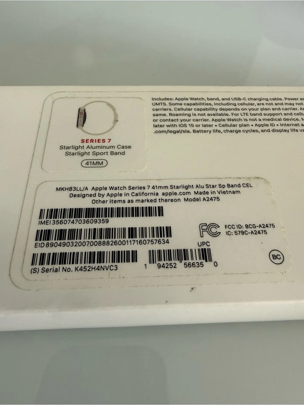 Apple Watch Series 7 (GPS + Cellular)